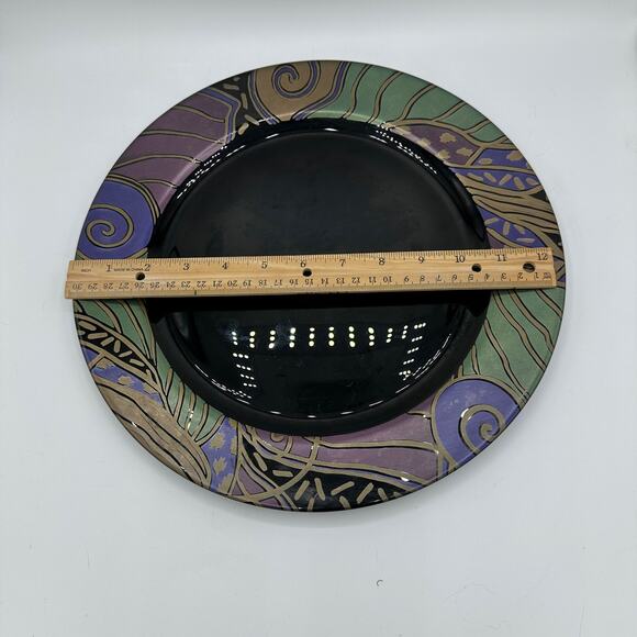 Vintage Arcoroc Tampico Chop Plate Platter 12 3/8" - Picture 3 of 5